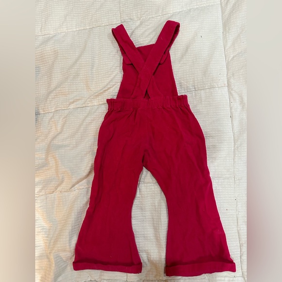 Handmade designer Olive&Vince girls bib-overalls, size 4/5 - Picture 9 of 12